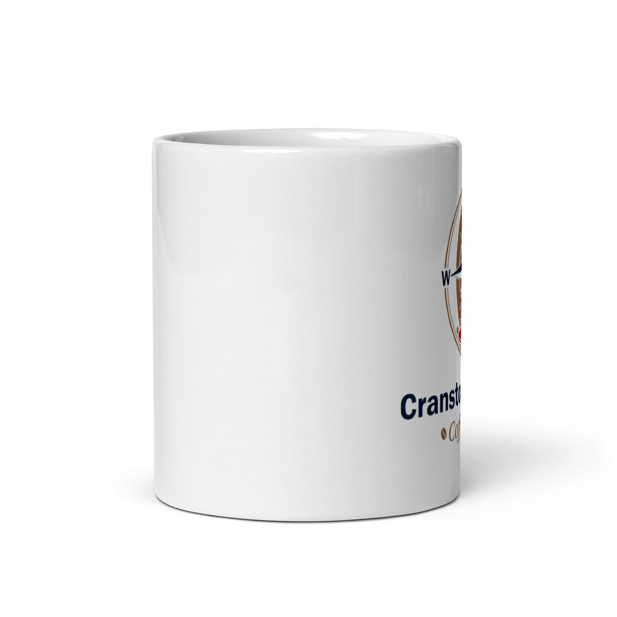 White Glossy Mug by Cranston Bean Mariner