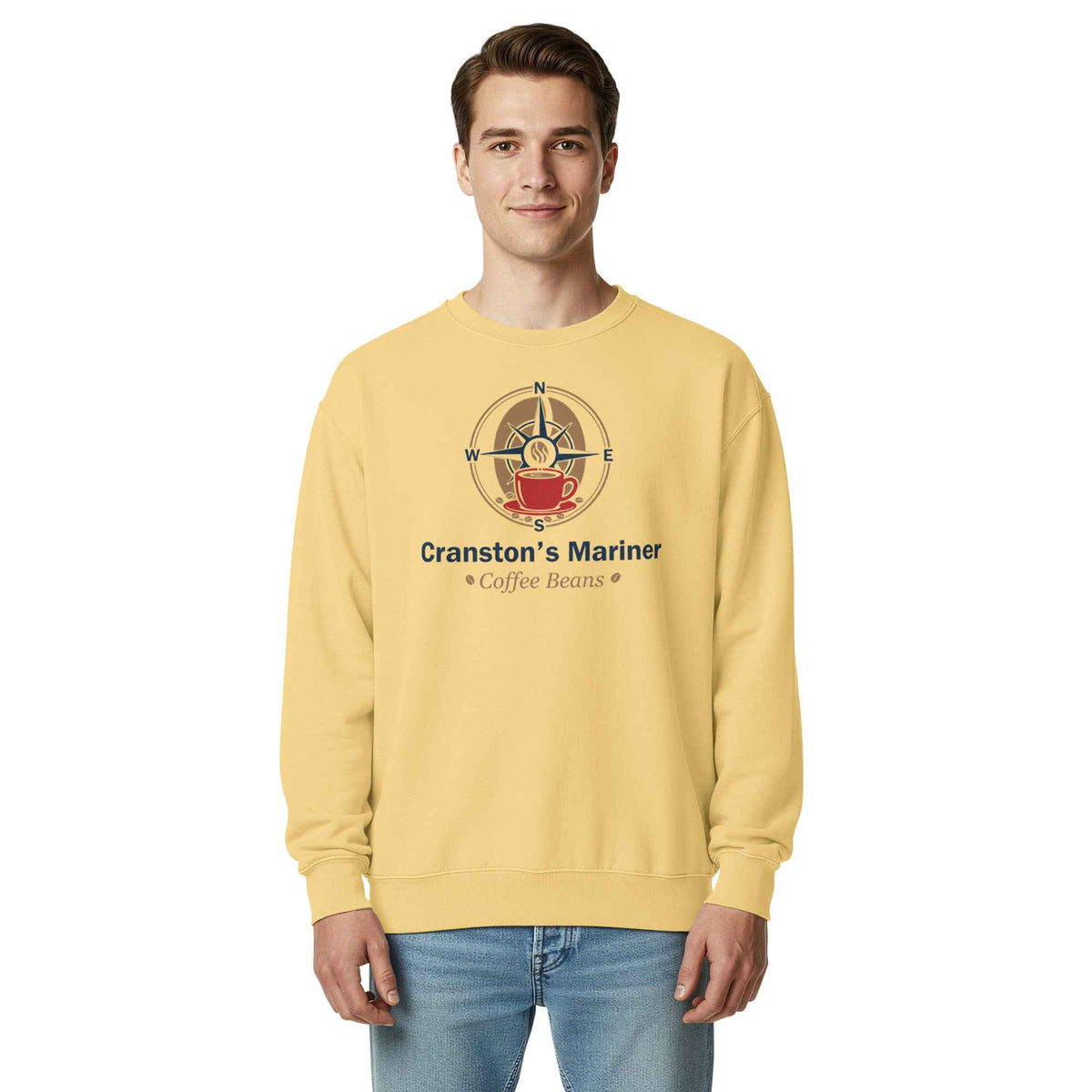 Unisex Garment-Dyed Sweatshirt by Cranston Bean Mariner