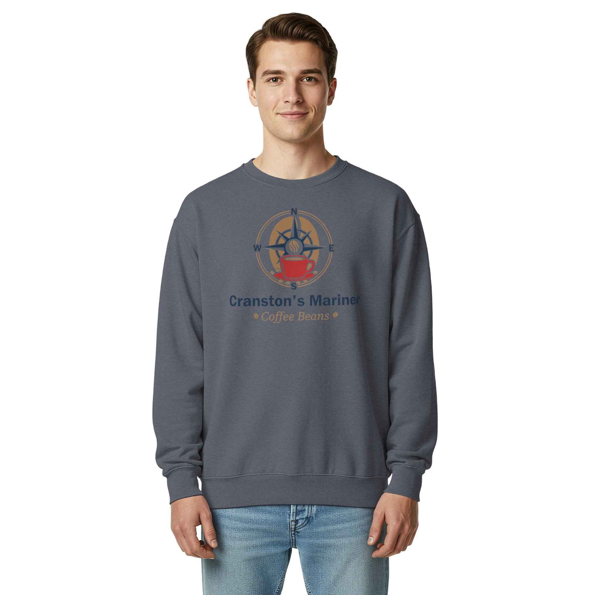 Unisex Garment-Dyed Sweatshirt by Cranston Bean Mariner