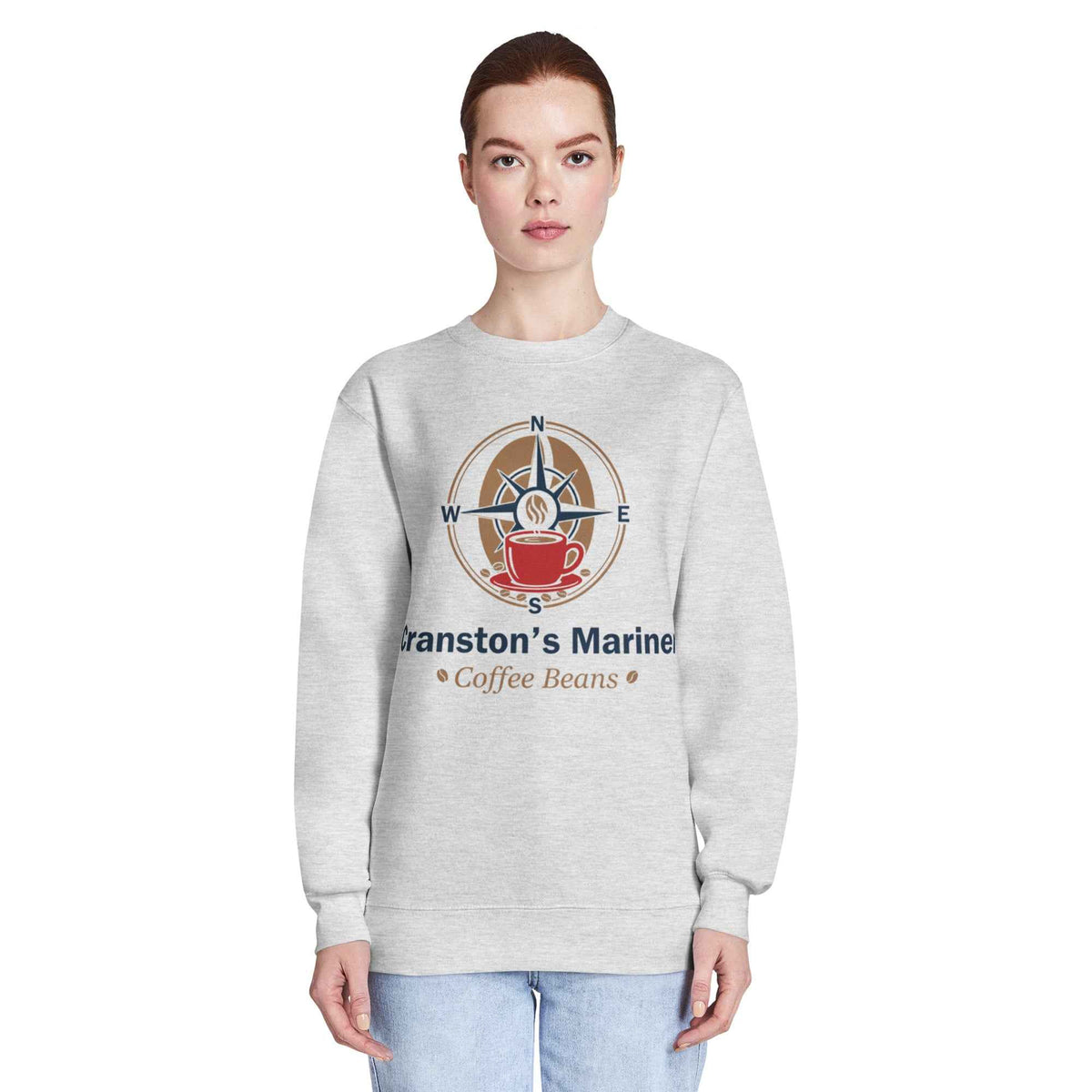 Unisex Premium Crew Neck Sweatshirt by Cranston Bean Mariner