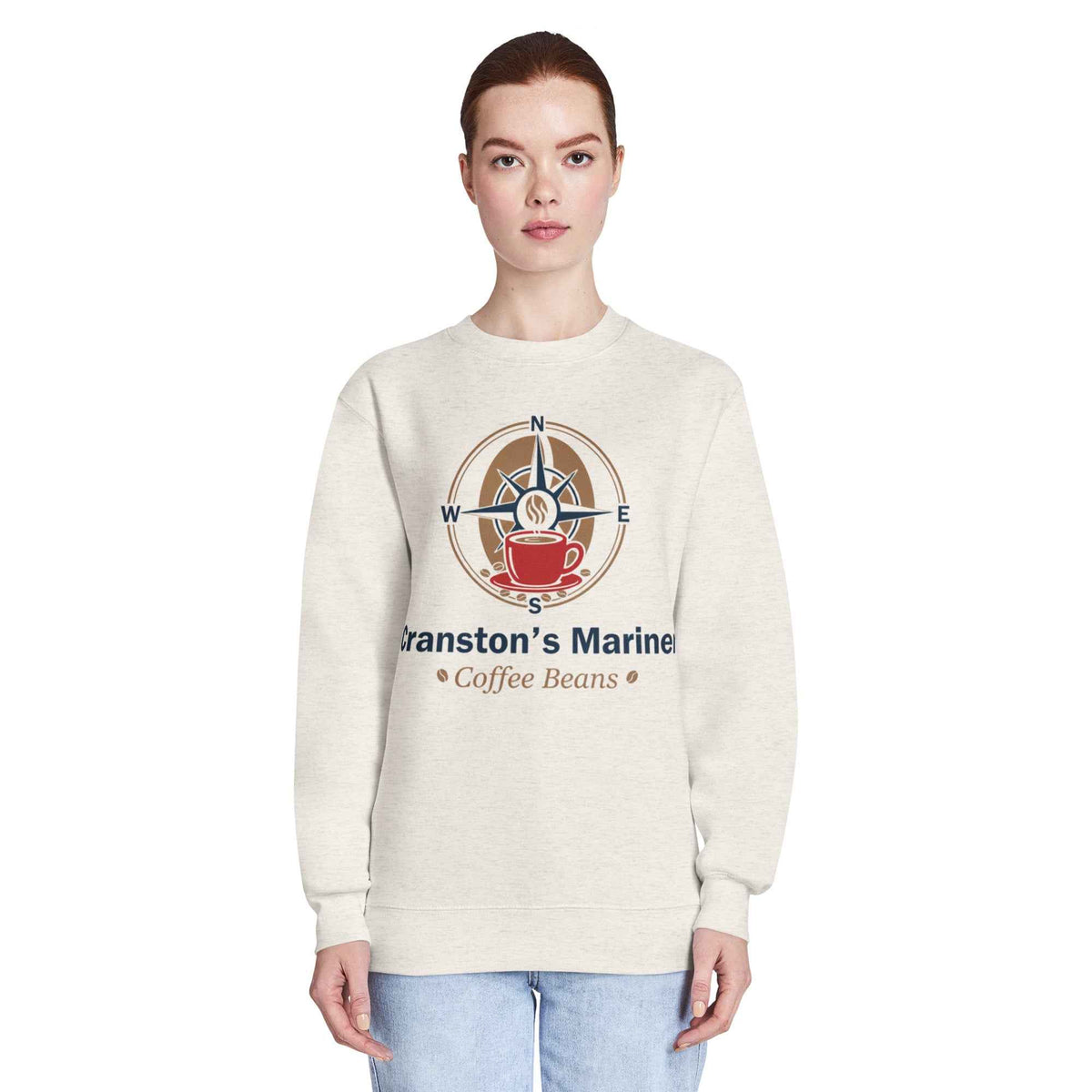 Unisex Premium Crew Neck Sweatshirt by Cranston Bean Mariner